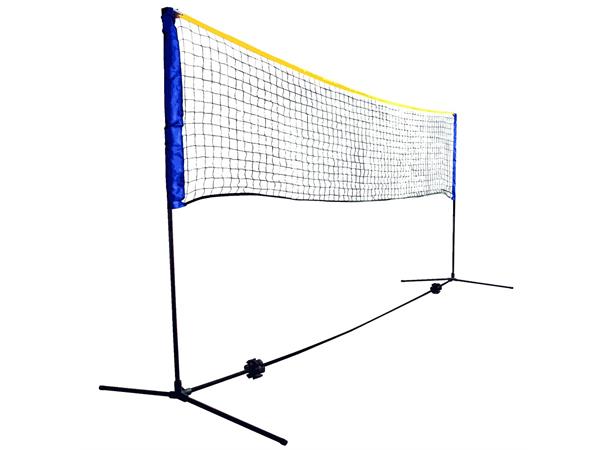 Regulerbart sportsnett 3 meter Badmintonnett tennisnett fotballtennis